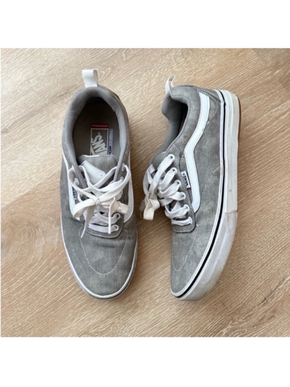 Vans Men's Gray Old Skool Canvas Sneakers size 9